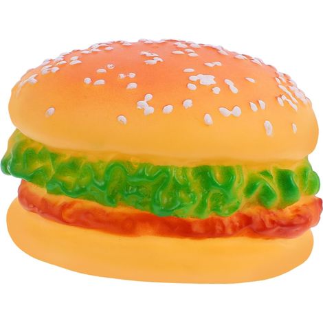 Interactive Squeaky Dog Chewable Hamburger Shape Stimulates Intelligence and Promotes Interaction Between Pets and Owners (1/5)