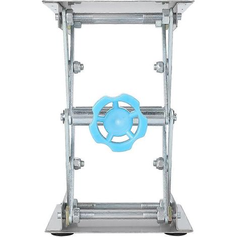 Support de laboratoire réglable manuellement en acier inoxydable, table, plateforme élévatrice de laboratoire, outil d'expérimentation (1/4)