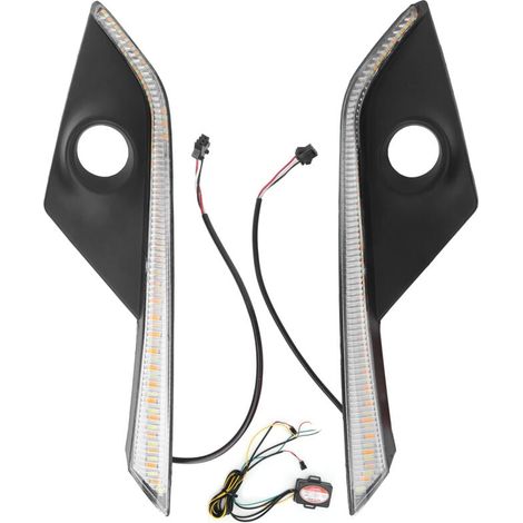 2 pièces feux diurnes LED haute visibilité remplacement difonctionnel pour Mazda cx-3 2016-2019 DC 12V (1/4)