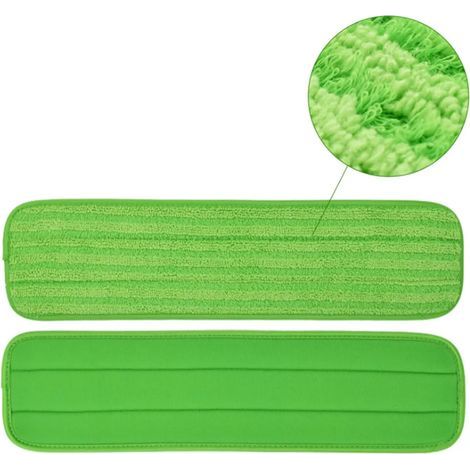 Kit Ersatz pour Micro-Mopppads – 2er-Pack Wiederverwendbarer, Washbarer Moppkopf pour 35,6–45,7 cm (1/5)