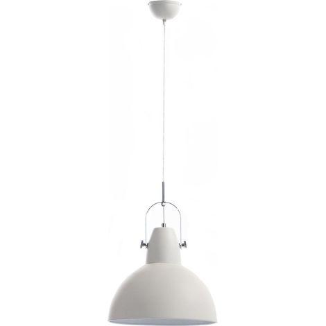 Lampada a sospensione Kande in acciaio bianco STS (1/4)