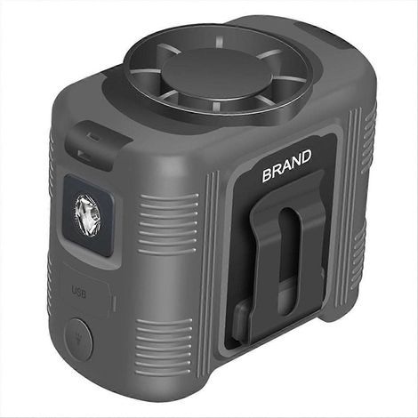 Ceinture ventilateur flashlight 15000mAhRechargeable versatile necklace lampe pour riding walking voyage extérieur B (1/4)