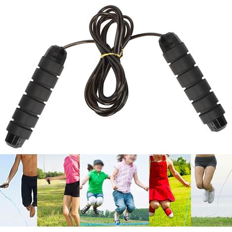 Corde à Sauter Sportive en Acier Inoxydable - Entraînement Fitness Homme Femme Adulte Enfant (1/5)