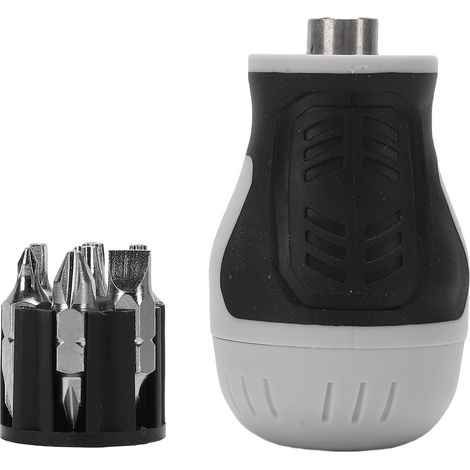 Jeu de 15 tournevis à manche court, tournevis portables, manche court avec embouts magnétiques CRV à double extrémité pour l'électronique, les ordinateurs portables et les réparations domestiques (1/5)