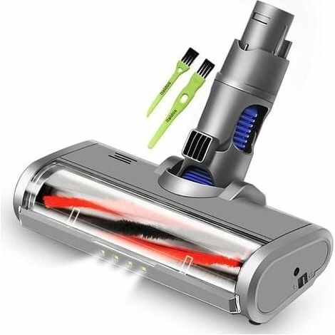 Compatible Pour Dyson V6 Dégagement Rapide Brosse Rotative Motorisée Électrique Avec Rouleau À Poils Tapis Pour Sol Dur Parquet Carreaux Avec Lumière Led (1/5)