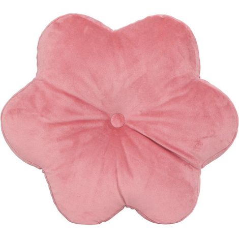 Coussin Déco Enfant "Fleur" 38cm Rose (1/2)