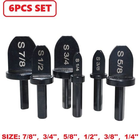 Extenseur de tubes en cuivre pour climatiseur, outil de sertissage impérial 1/4 3/8 1/2 5/8 3/4 7/8, ensemble de tubes de réparation de tuyaux 6 pièces