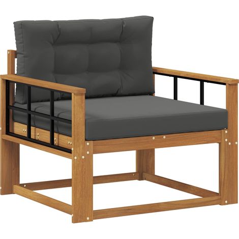 Sofa de milieu extérieur Bois d'Acacia Massif Naturel (1/5)