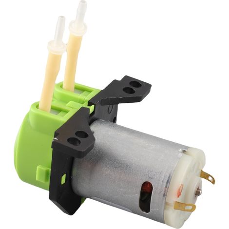 Mini pompe péristaltique dosage pompe à tube tête démontable vert 27.6x37.9mm aquarium labo chimie 1 pièce (1/5)