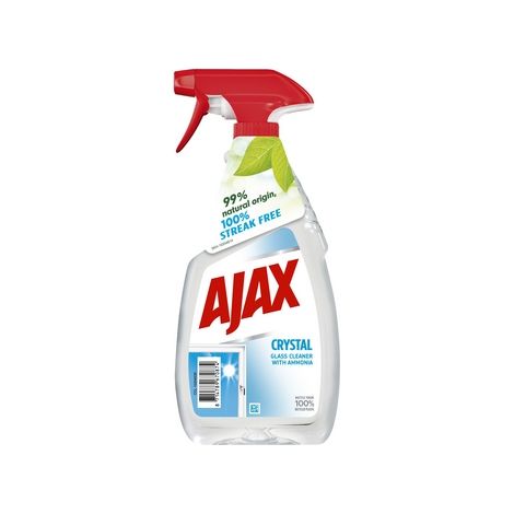 Ajax Spray Crystal Liquido per vetri, finestre e superfici vetrate con ammoniaca 500 ml