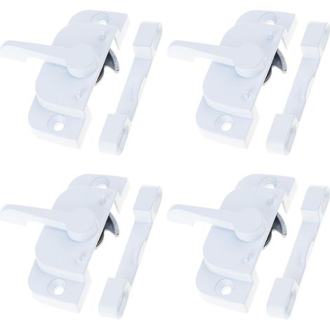 Lot de 4 châssis de fenêtre coulissante pour fenêtre verticale et horizontale - Matériaux en alliage d'aluminium robuste - Usage quotidien - Double suspension (1/5)