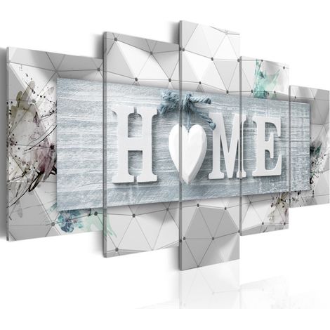 Tableau Imprimé "Home : Melody of Modernity" 50 x 100 cm (1/2)