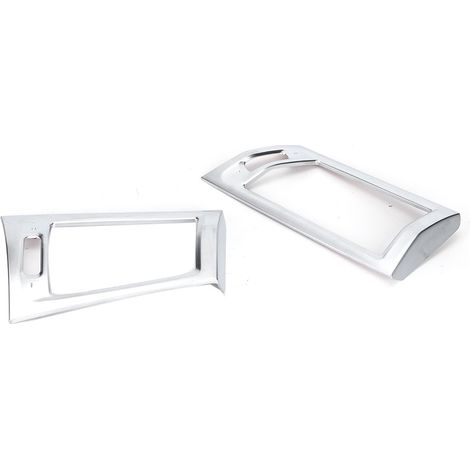 Paire de caches de sortie d'air conditionné latéraux chromés pour conduite à gauche X3 F25 2011-2017 (1/5)