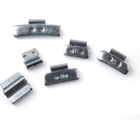 Lot de 225 masses d'équilibrage en acier 5-30g – Galvanisées pour axes en aluminium – Boîte d'assortiment empilable - 5-10-15-20-25-30g (1/5)