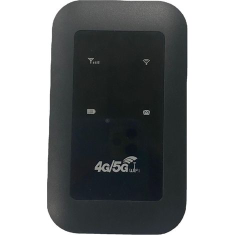 4G Router for Live Streaming Mobile WiFi - Portable Router MIFIs SI M H806 -- Black (1/4)