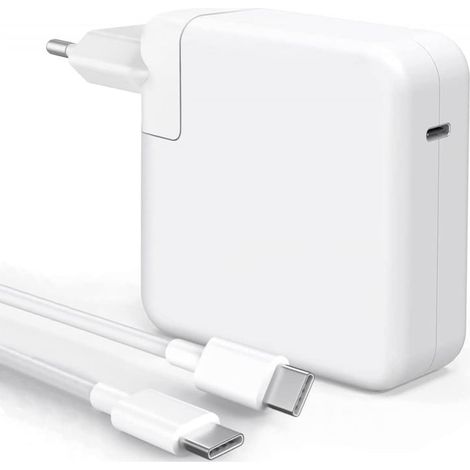 Chargeur USB-C 96 W pour MacBook Pro 16/15/14/13 pouces, compatible avec MacBook Air, iPad, HP, Asus et Dell. Câble adaptateur secteur rapide de 1,8 m. (1/4)