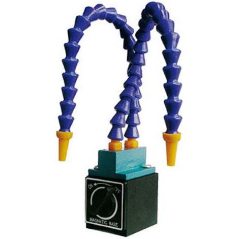 Tubo flexible con base magnética