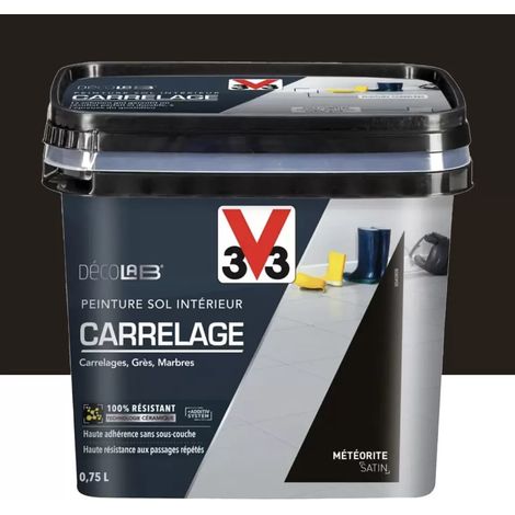 Peinture Sol intérieur Carrelage V33 Déco LAB Météorite 0,75 L (1/4)