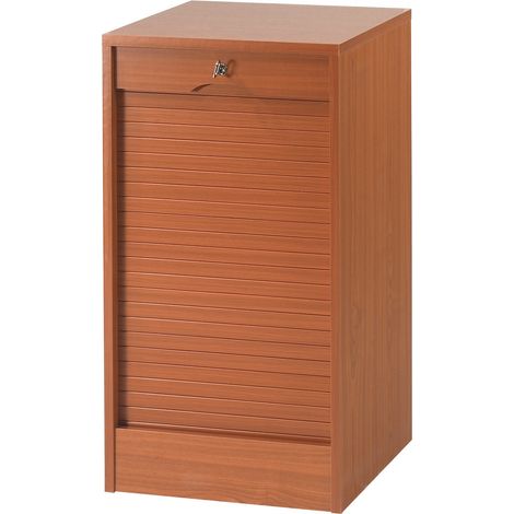 Classeur à rideau contemporain H 76 cm Hilda (1/4)