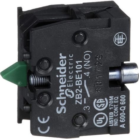 Elemento di contatto 1 NO per montaggio frontale su pulsantiera SNRZB2BE101