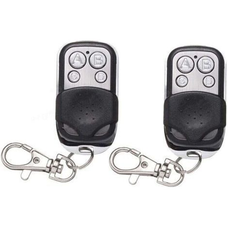 2 Piece 433.92MHz Garage Remote Control Duplicate Remote Control for 302 304 313 220 250 252, 4 Buttons TONCHEAN (1/4)