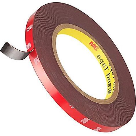ruban Adhsif Double Face 1 Rouleau - 0.5cm5m, Ruban Mousse Double Face 3m Pour L'extrieur, L'intrieur, Le Bureau, La Dcoration De Voiture, Les Po (1/4)