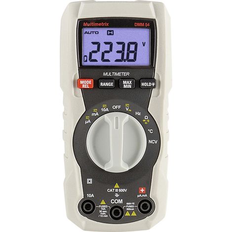 Multimetrix DMM 54 Hand-Multimeter  digital  CAT III 600 V Anzeige (Counts): 4000 (1/5)