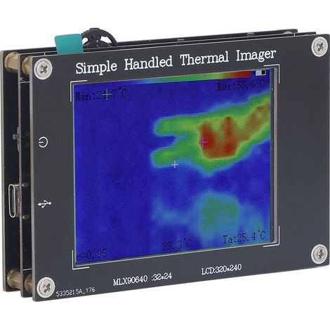 Caméra thermique infrarouge multifonctionnelle portable 7 en 1 avec écran 3,2 pouces (1/5)