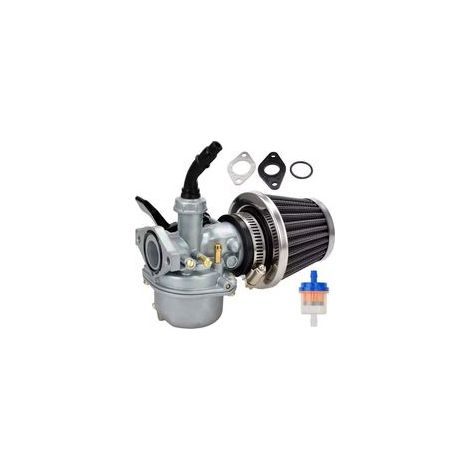 Carburateur Carb 19mm + Filtre à Air pour Mini Moteur ATV Quad 50/70/90/110 / 125cc (1/4)