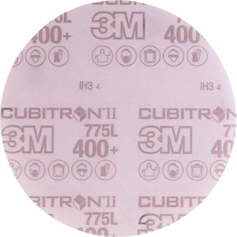 3M Klett-Schleifscheibe (CER) Hookit 775L Ungelocht,⌀ 150 mm, Körnung: 400