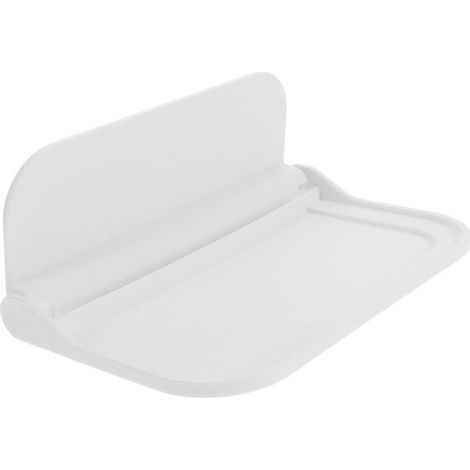 Enowelir Mensola portaoggetti pieghevole in plastica, supporto per telefono da parete, montaggio adesivo, organizer multiuso, tavola pieghevole, testiera (1/3)