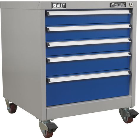Sealey API5657B Premier Industrial™ Mobile Industrial Cabinet 5 Drawer