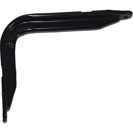Mensola nervata plutone col. nero cm. 24x15 (10 pezzi) - (1/3)