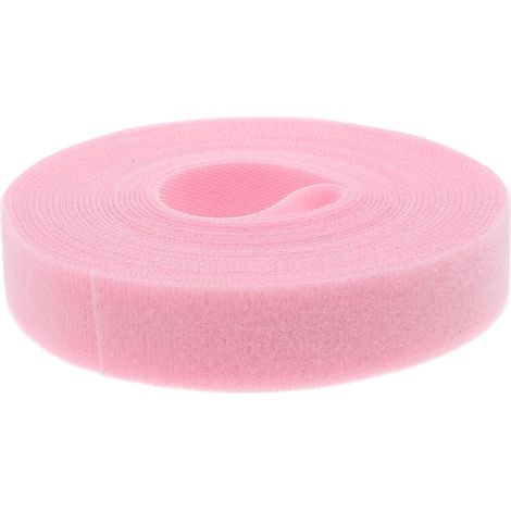Sangle de Câble Forte et Réutilisable Rose en Polyester Auto-agrippante Rouleau de 1 pour Organiser les Fils et Ranger les Câbles Bureau (1/5)