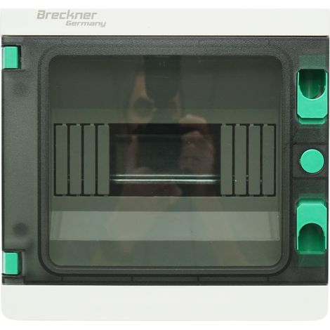 Pannello portafusibili applicato PT 1 fila, 8 moduli IP65 Breckner Germany (1/5)