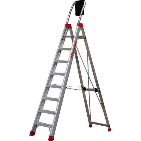 SCALA LADY8, ALLUMINIO PROFESSIONALE 8 GRADINI - DR LADY8 (1/3)