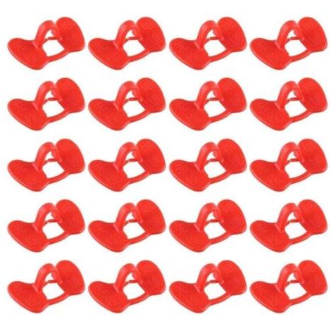 20 Pcs Chicken Goggles, No Bolt Chicken Goggles, Chicken Anti-pecking Glasses Farm Equipment Red (1/5)