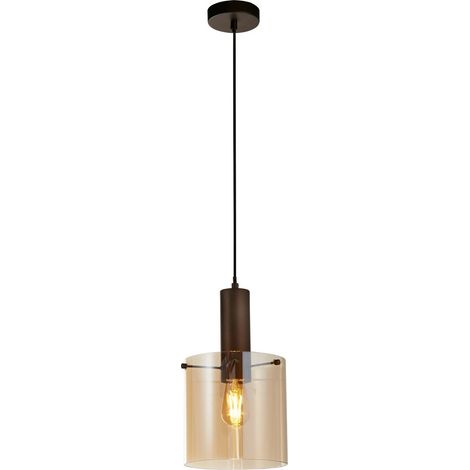 Searchlight Sweden Pendentif Moka, Verre Ambré (1/3)