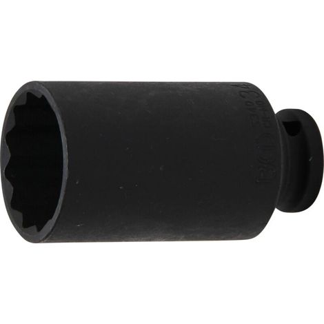 BGS Douille à choc, douze pans 12,5 mm (1/2") 34 mm