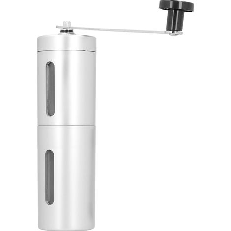 Manual Coffee Grinder Mini Portable Hand Crank Coffee Bean Pepper Grinder for Home Usewhite (1/3)