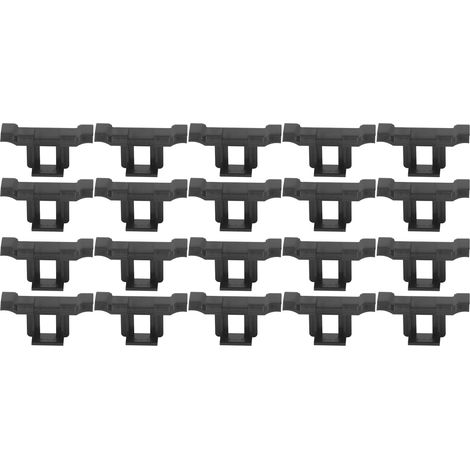 Clips de drainage pour panneaux solaires, lot de 20, pour modules photovoltaïques, nettoyage, circuit de drainage photovoltaïque de 30 mm (1/5)