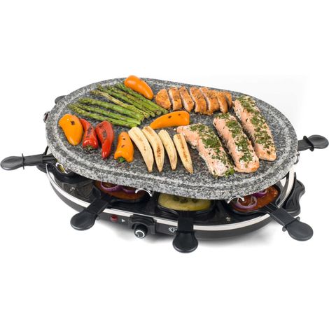 Grill à raclette de table 1200 W avec pierre (1/5)