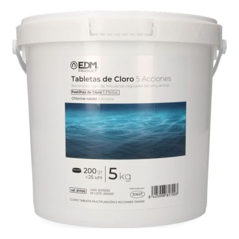 4 Chlore 5 Actions Tablette 5kg Fusion Edm