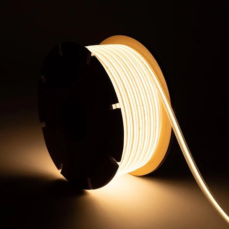 Bande Led Cob 2700k 230v 8w/m 320led/m Ip67 50m Bbn-230v-ww