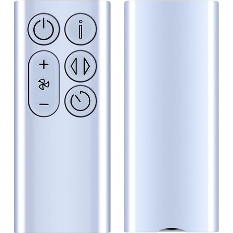 Control remoto de repuesto compatible con el ventilador purificador Dyson BP01 Pure Cool (plateado)