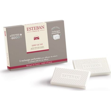 Esteban - Recharge pour diffuseur de voiture Esprit de thé