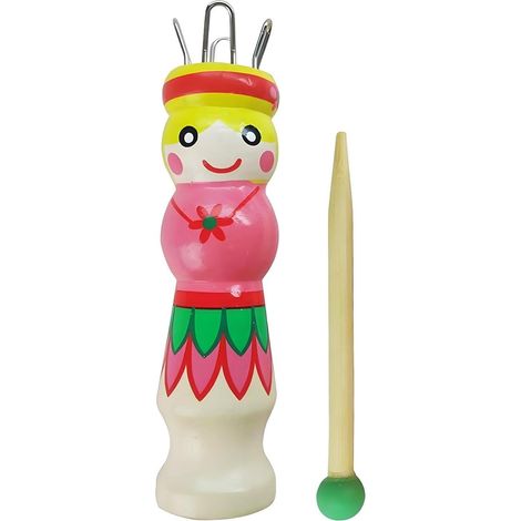 Outils de tissage, accessoires pour la création de jolies poupées Aiguille à tisser en bois pour maman, grand-mère, amoureuse, débutante, décoration de ruban (1/5)