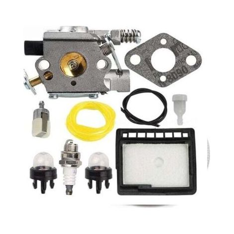 ALLIANDISWT-589 Kit carburateur pour Echo CS-300 CS-301 CS-305 CS-340 CS-341 CS-345 CS-346 CS-3000 CS-3400 Tronçonneuse, Remplace A021000231 A021000232 A021000760, WT-589 WT-402