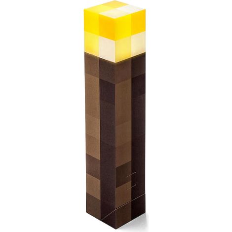 Close Up Torcia Minecraft