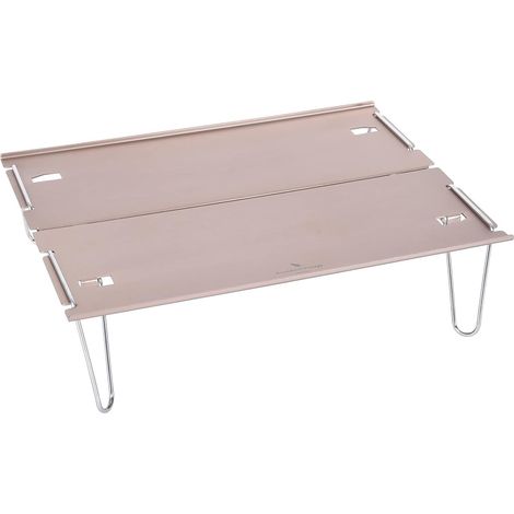 Aluminum Folding Camping Table Outdoor Ultralight Serving Laptop Tray Table Portable Picnic Table Mini Tea Table Hiking Table (1/5)